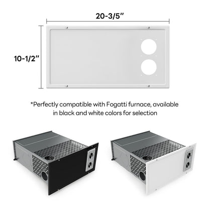 Fogatti InstaHeat 30K BTU RV Furnace, Ducted Propane Heater with Smart Remote Control,12V DC