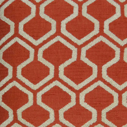 Raw Edges Paprika Throw Pillow With Insert