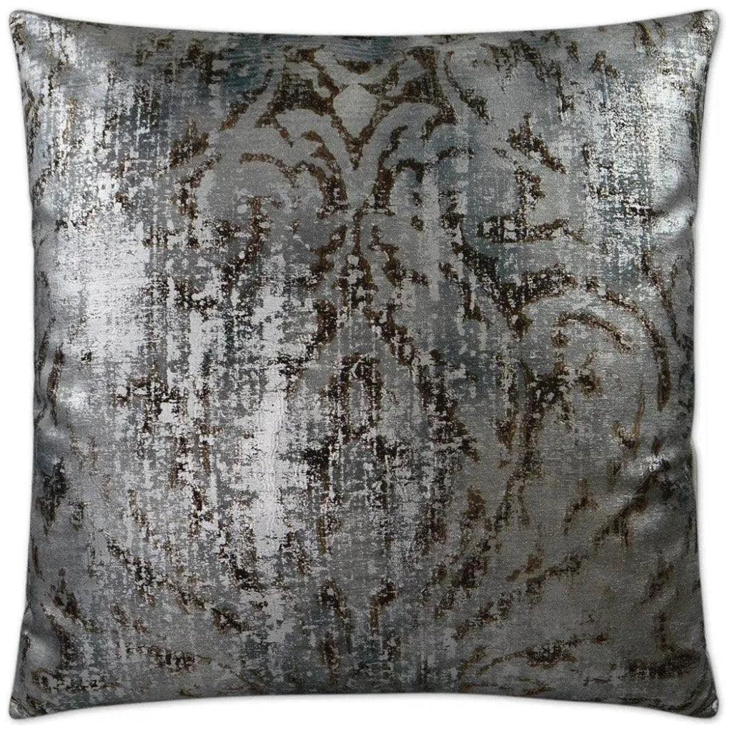 Rebel Storm Grey Throw Pillow With Insert