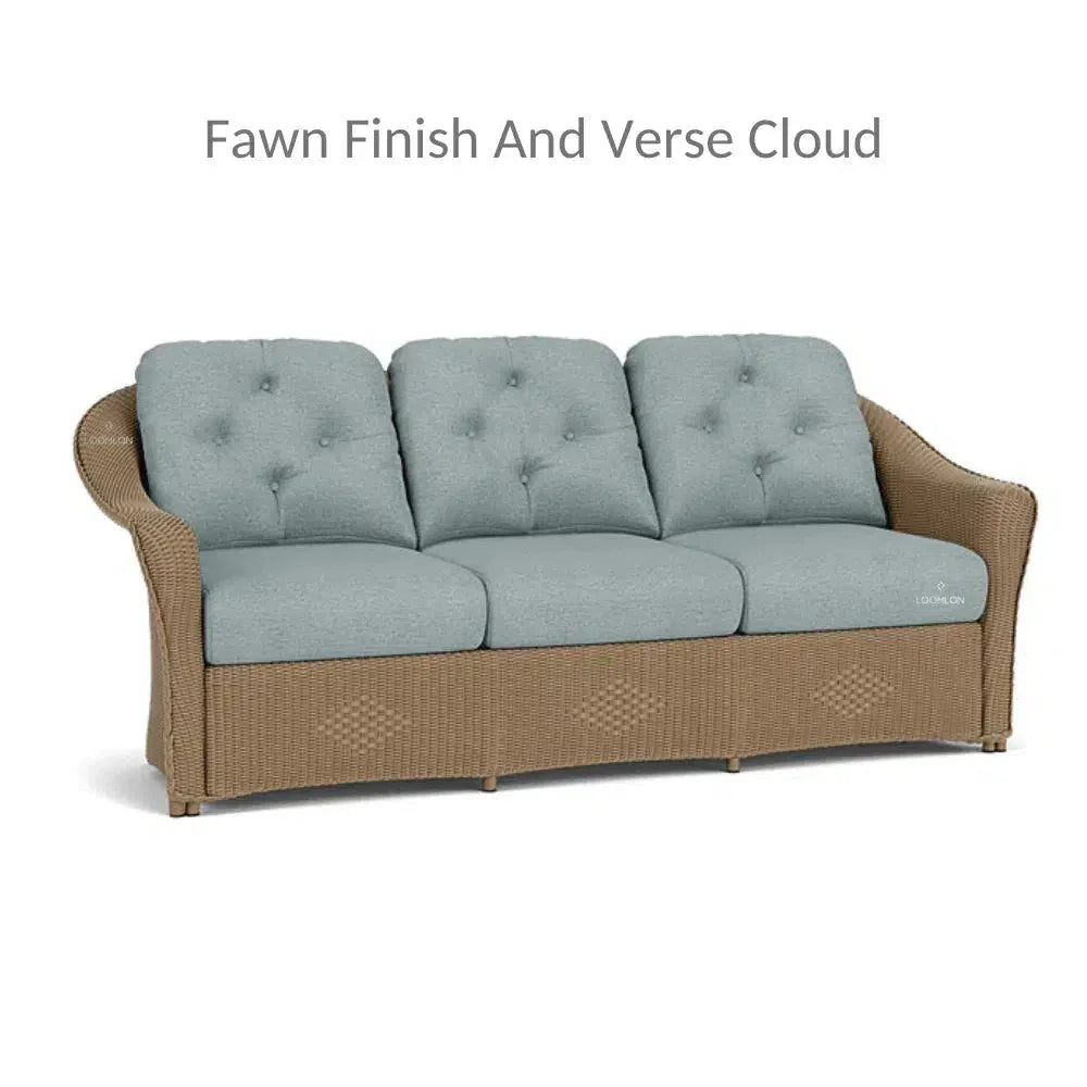 Reflections All Weather Wicker 3-Seater Sofa with Sunbrella Cushions
