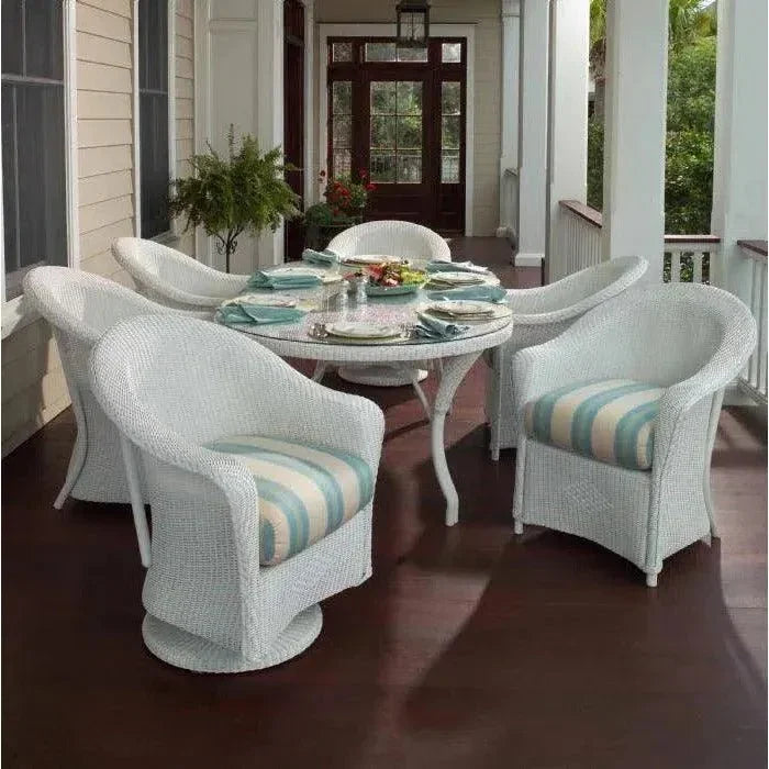 Reflections Patio Dining Table with Armchair Set 6PC