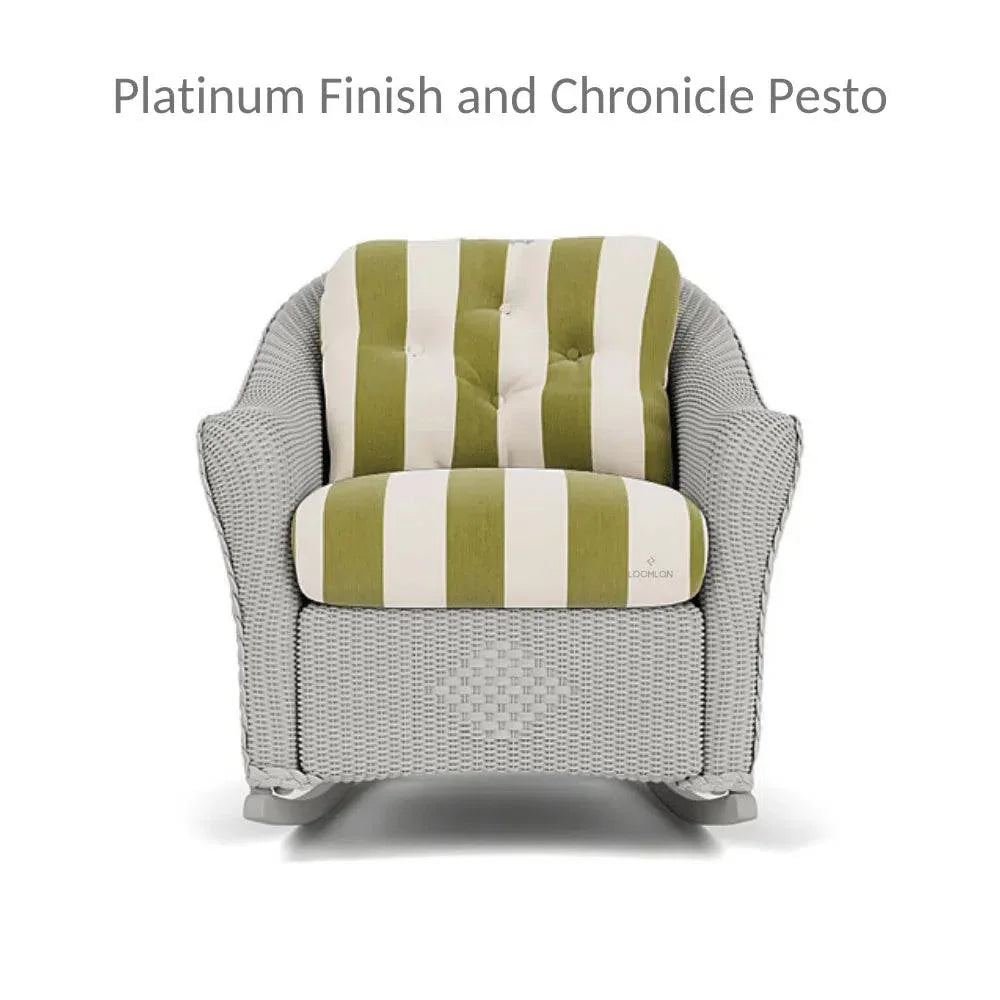 Reflections Patio Rocking Lounge Chair with Sunbrella Cushion