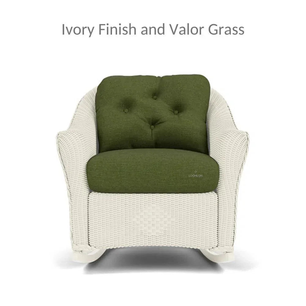 Reflections Patio Rocking Lounge Chair with Sunbrella Cushion