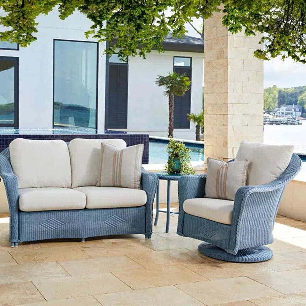 Reflections Swivel Glider Lounge Chair with Sunbrella Cushion