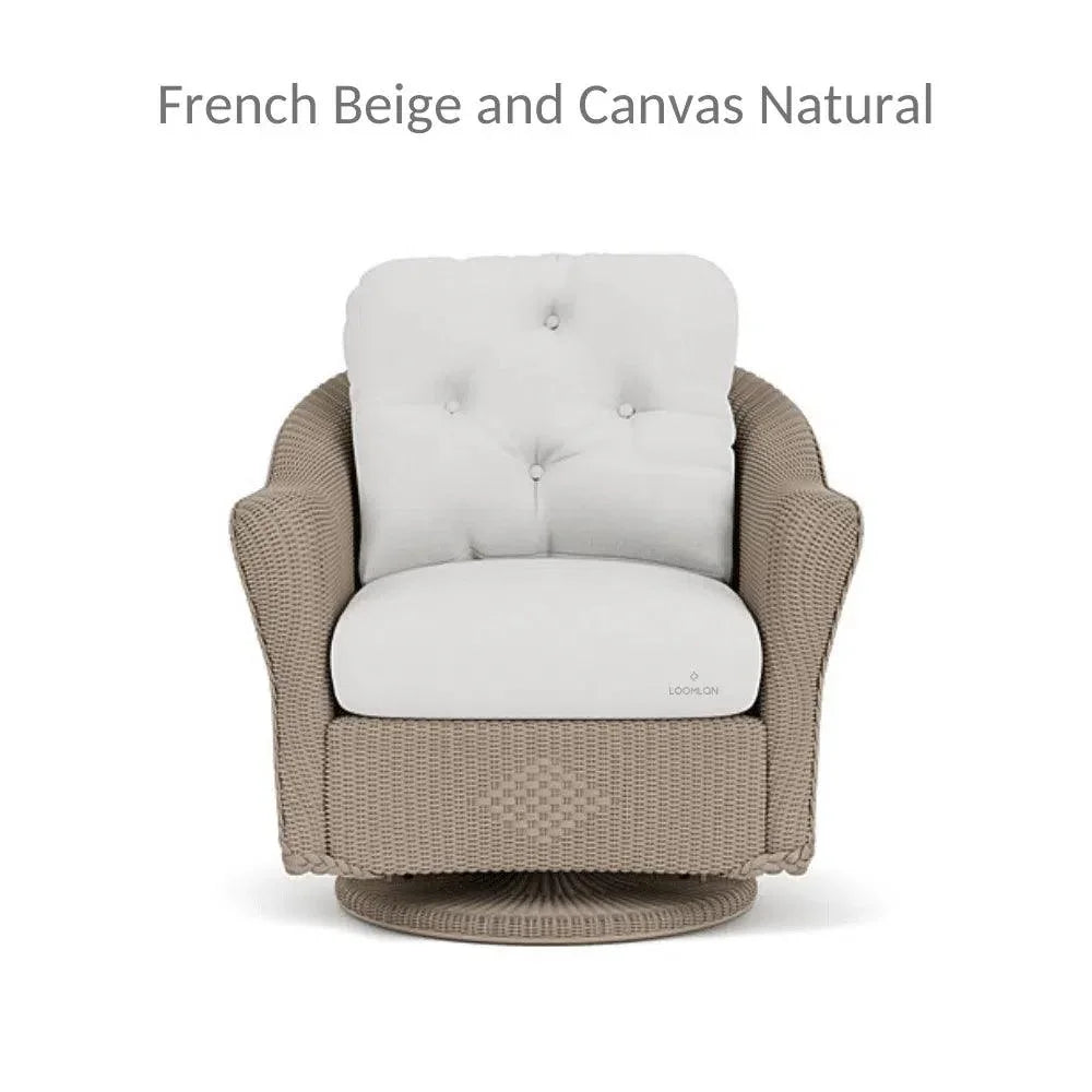 Reflections Swivel Glider Lounge Chair with Sunbrella Cushion