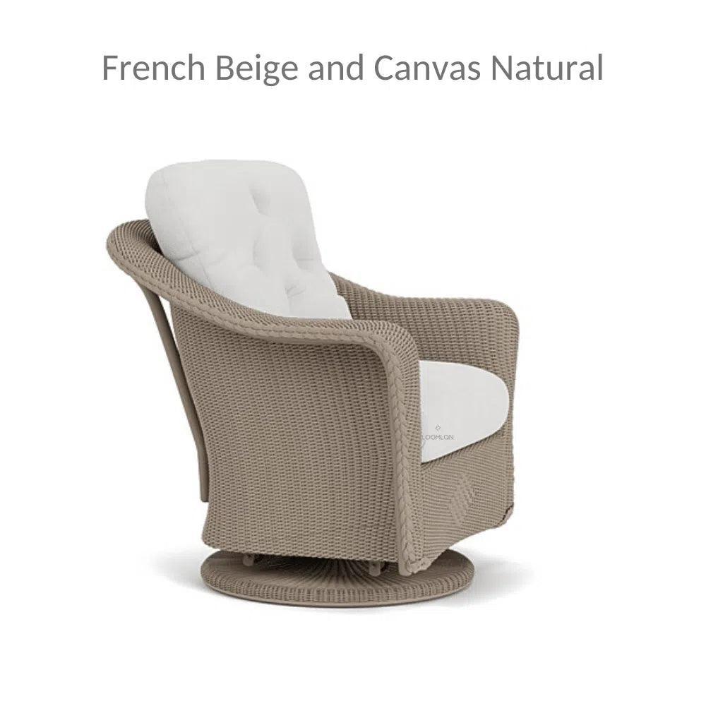 Reflections Swivel Glider Lounge Chair with Sunbrella Cushion