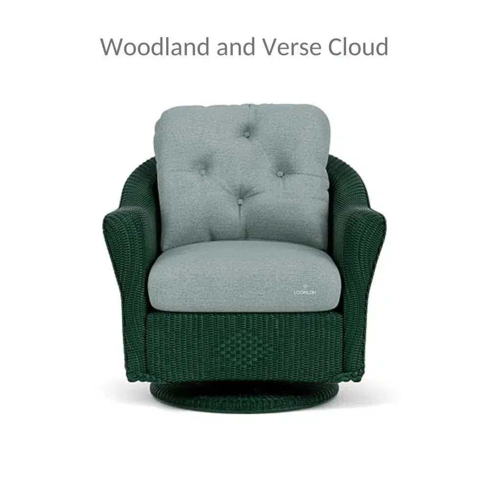 Reflections Swivel Glider Lounge Chair with Sunbrella Cushion