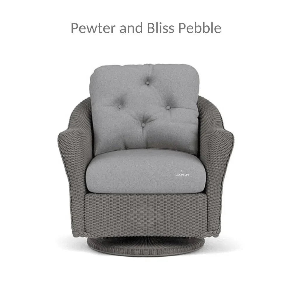 Reflections Swivel Glider Lounge Chair with Sunbrella Cushion