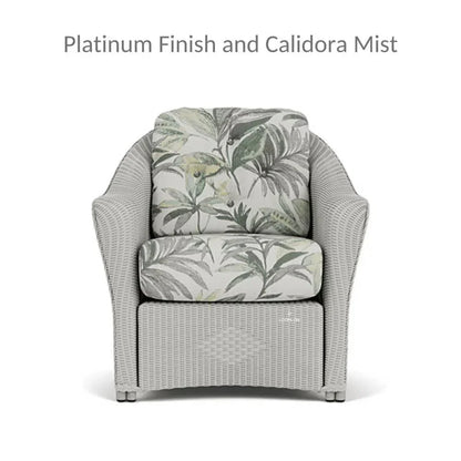 Reflections Wicker Lounge Chair with Sunbrella Cushions