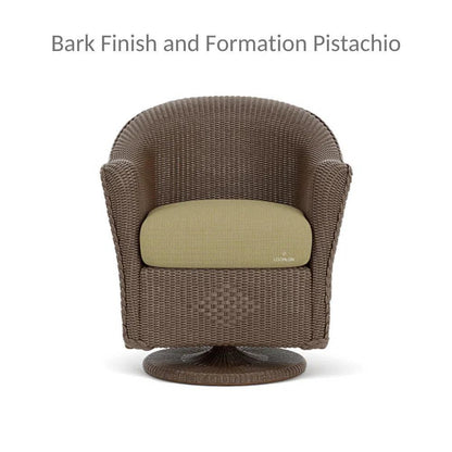 Reflections Wicker Patio Swivel Rocker Dining Chair