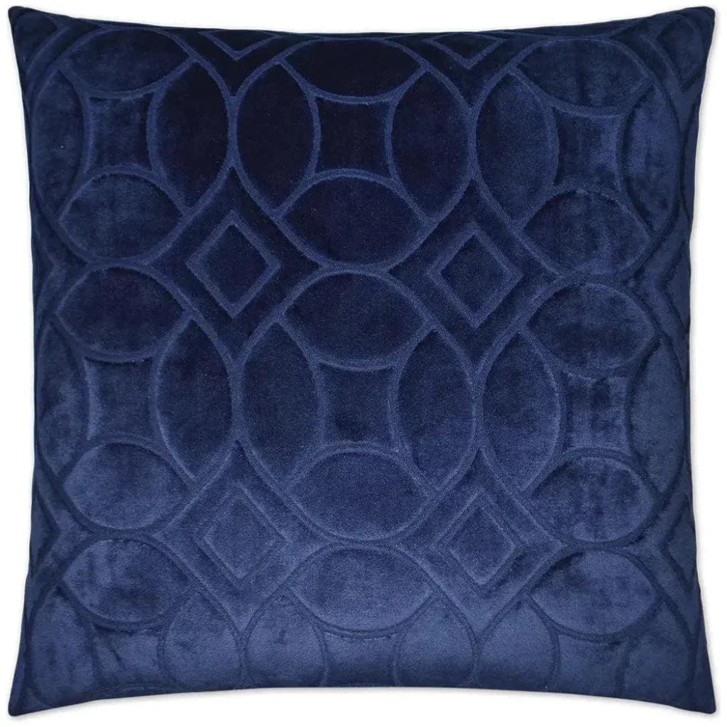 Reidshire Blue Throw Pillow With Insert