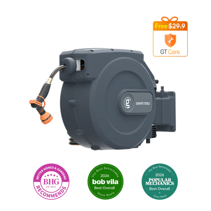 Retractable Garden Hose Reel 65ft-155ft
