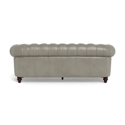 Retro Chesterfield-Inspired Leather Sofa Retro