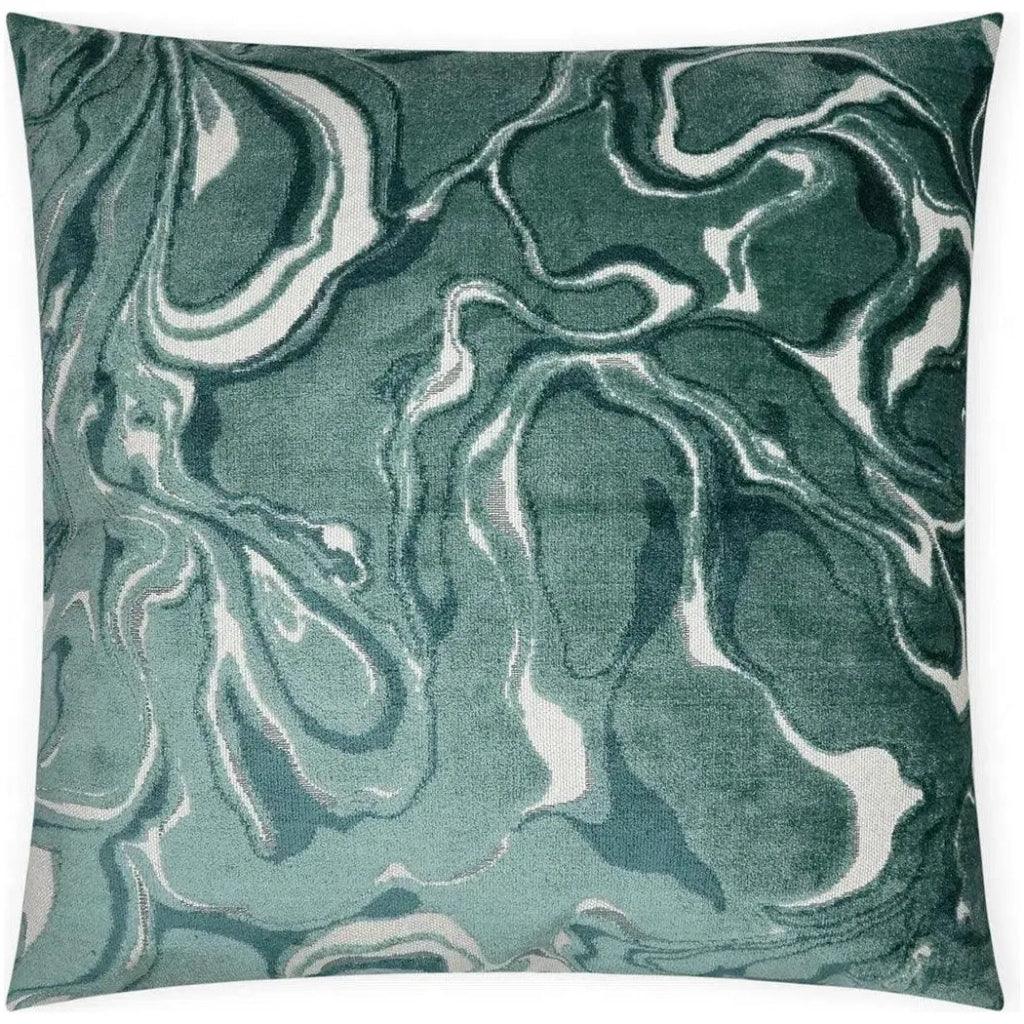 Rhapsody Turquoise Teal Large Throw Pillow Insert