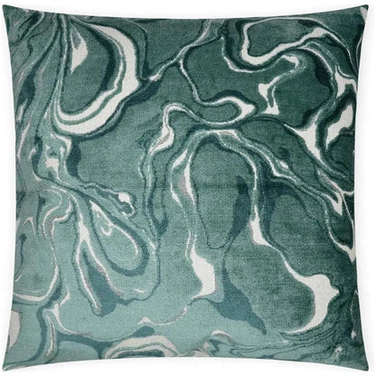 Rhapsody Turquoise Teal Large Throw Pillow Insert