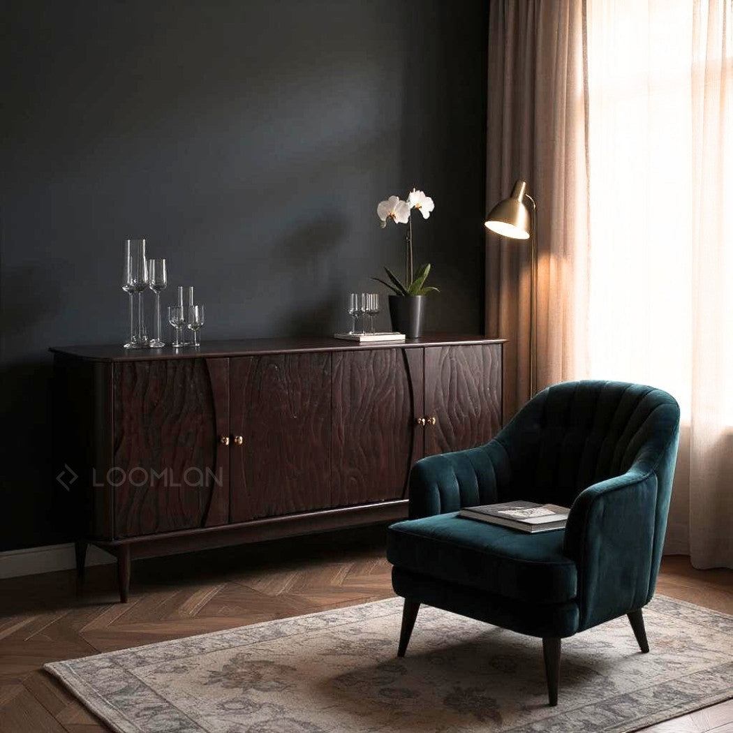 Rhovira Four Doors Wood Sideboard