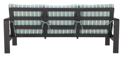 Rolig Green Olefin Fabric Outdoor Sofa