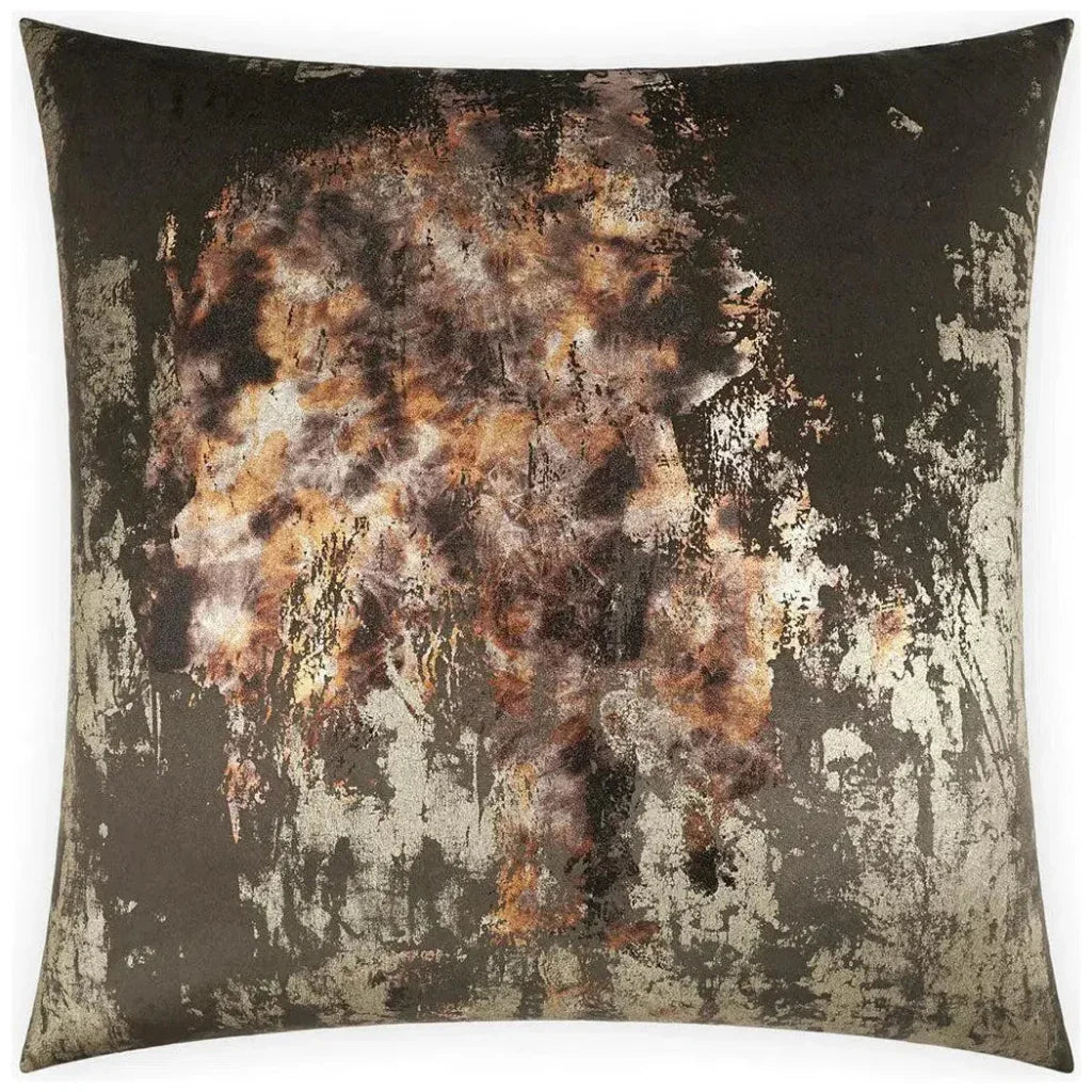 Roxy Mineral Black Throw Pillow With Insert