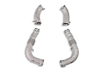 BMW S68 MaxFlow Downpipes G9X M5 / X5M60i / X6M60i / LCI X5M/X6M - Yonristic Performance