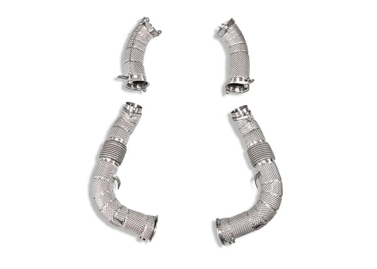 BMW S68 MaxFlow Downpipes G9X M5 / X5M60i / X6M60i / LCI X5M/X6M - Yonristic Performance