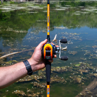 Reaction Tackle Fishing Rod and Baitcasting Reel Combo - Big Bite