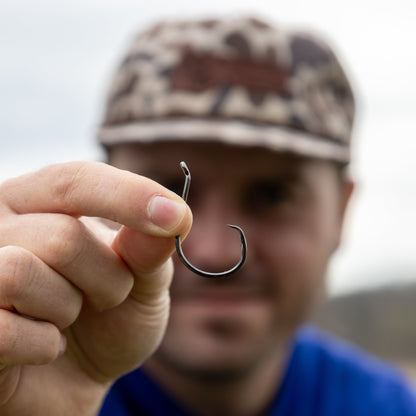 Reaction Tackle Heavyweight Catfish Circle Hooks - Offset Octopus Hooks (25 Pack) - New