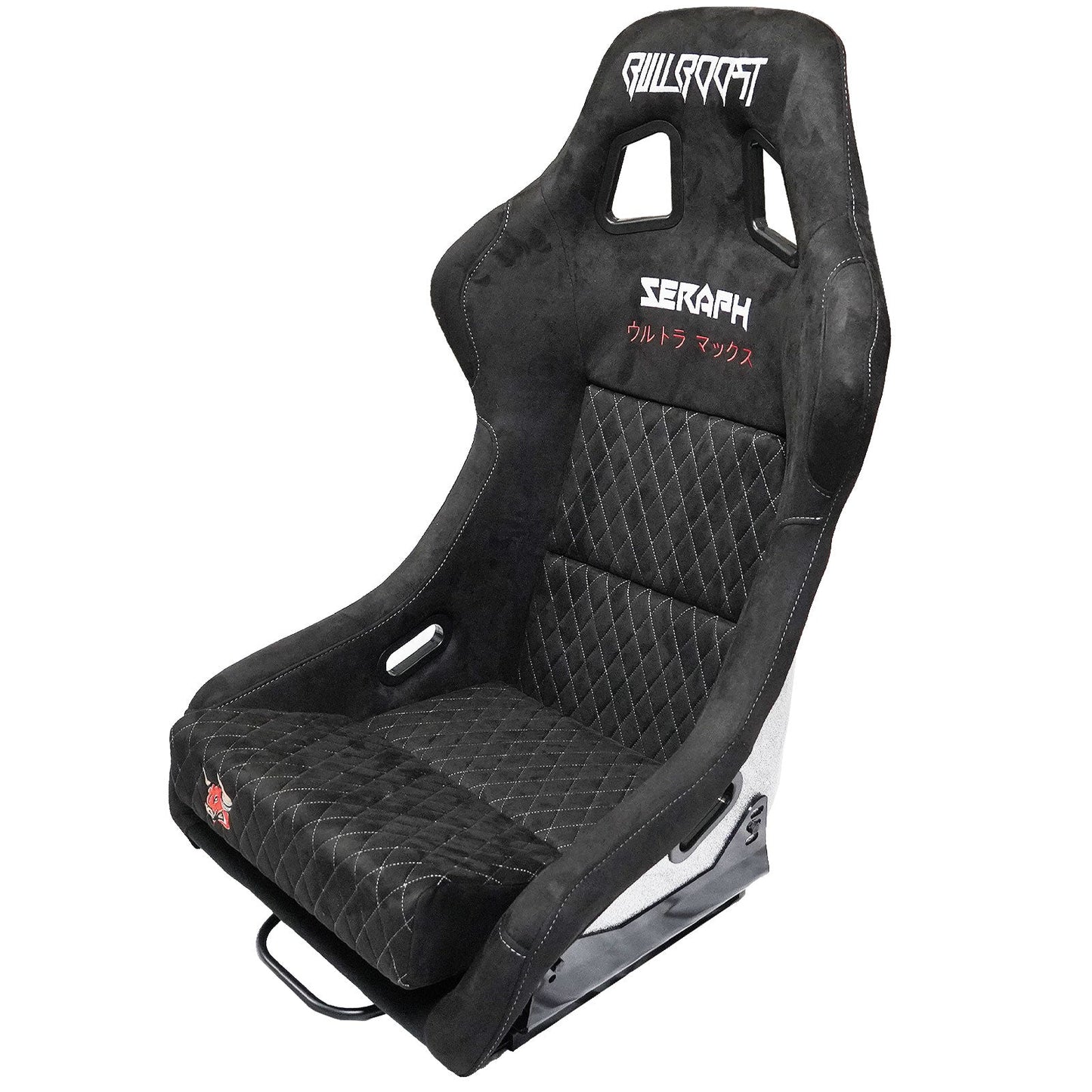 Bull Boost Adjustable Racing Lowered Ultra Max Bucket Seat with Slider Rails