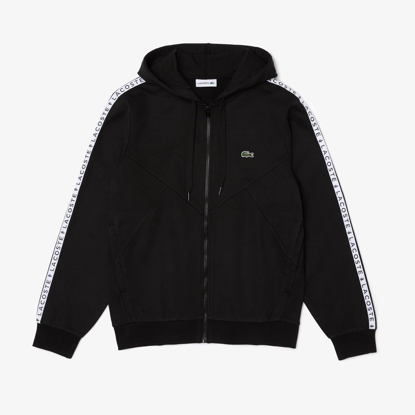Lacoste Men's Colorblock Lettered Fleece Zip Hoodie