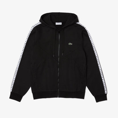 Lacoste Men's Colorblock Lettered Fleece Zip Hoodie