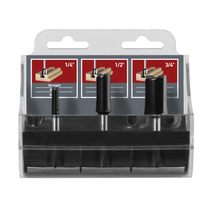 SKIL 91001 3pc Carbide Straight Set