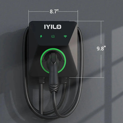 IYILO Pro Level 2 EV Charger J1772 Hardwired with energy meter - 48A