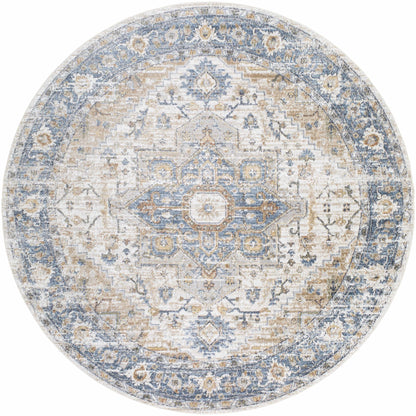 Ezri Cream Washable Area Rug