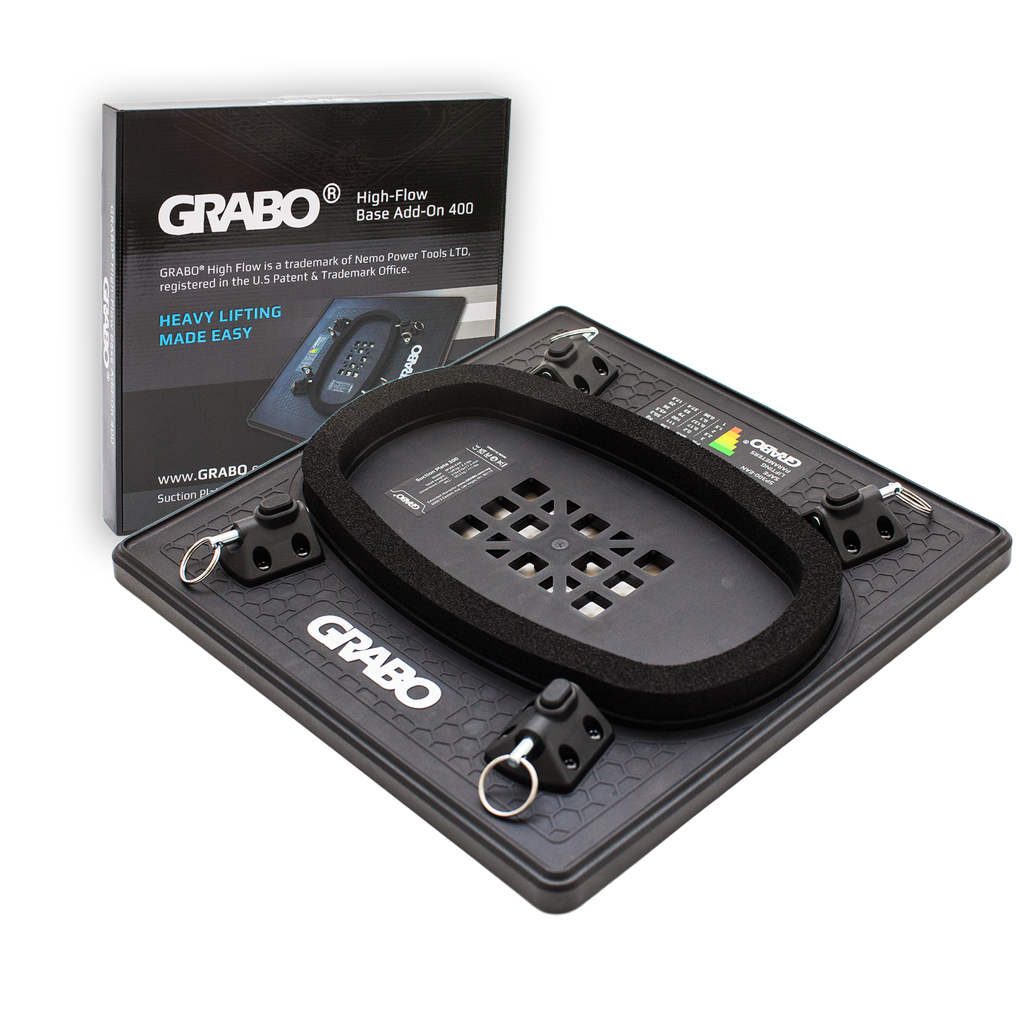 GRABO HighFlow Plate 300 and Smart Cut Seal Kit, 150 lb
