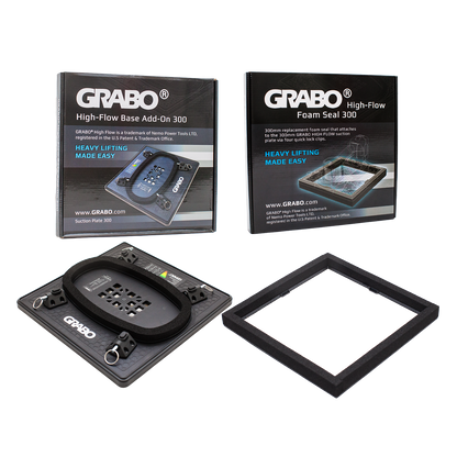 GRABO HighFlow Suction Plate 300 and Foam Seal Kit, 150 lb