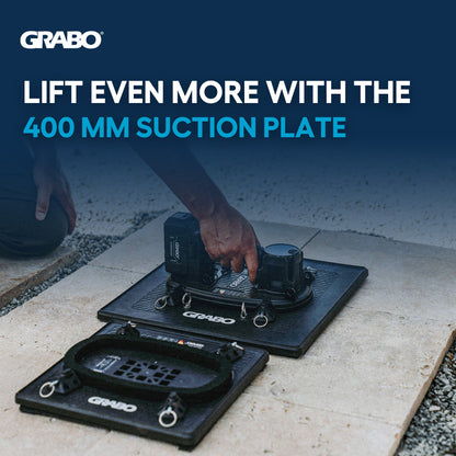 GRABO HighFlow Suction Plate 400 and Foam Seal Kit, 242 lb