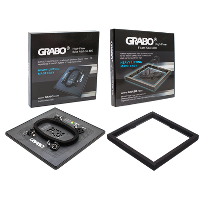 GRABO HighFlow Suction Plate 400 and Foam Seal Kit, 242 lb