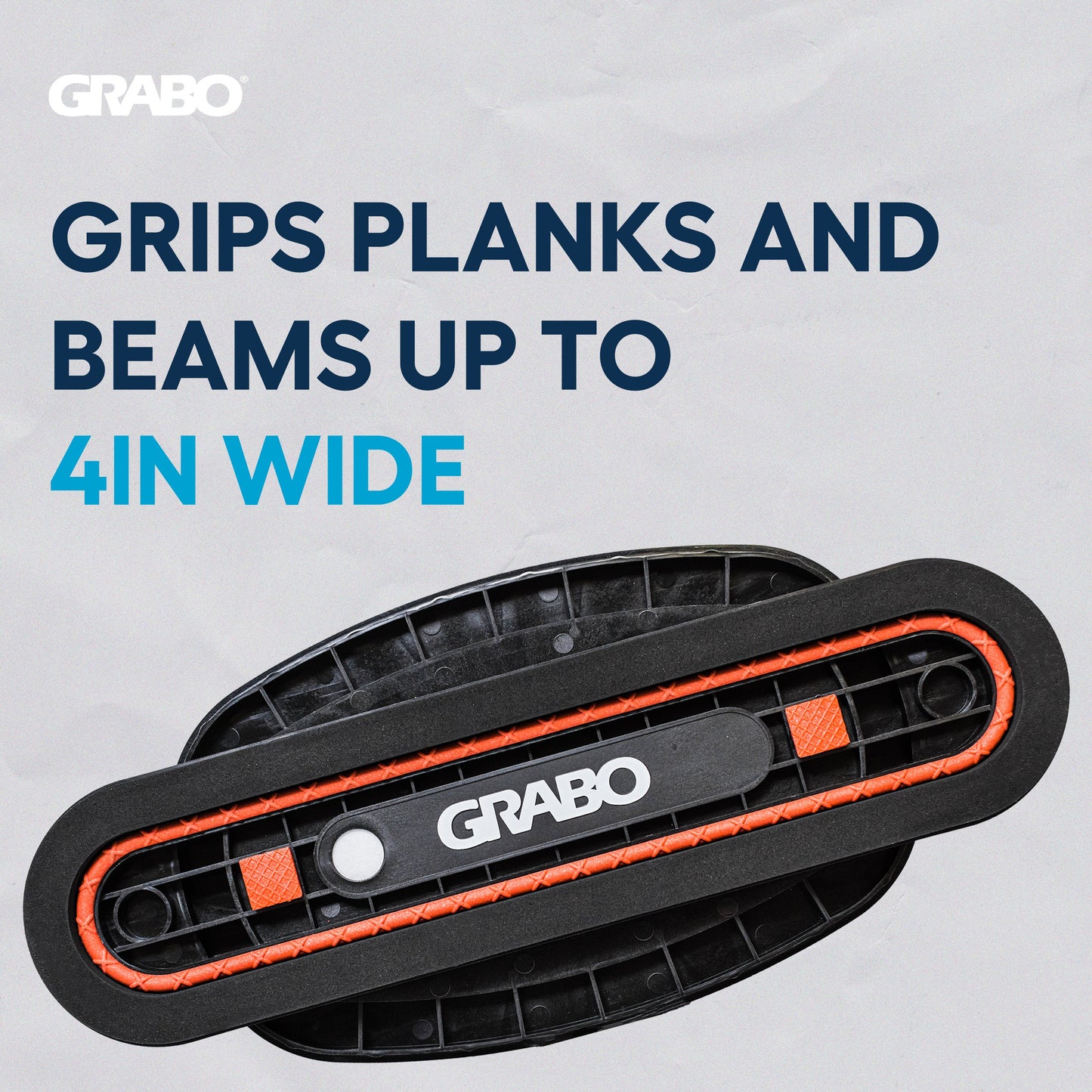 GRABO Slender Seal 4in Narrow Pad for Plank Tile, 132 lb