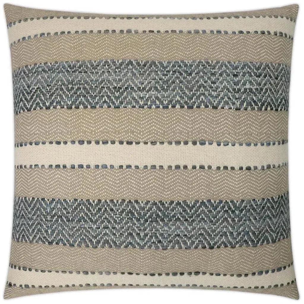 Sacred Valley Stripes Taupe Large Throw Pillow Insert