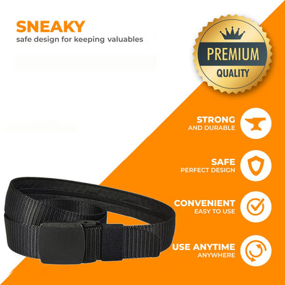 Belt Wallet Diversion Safe - Discreet belt with hidden compartment the Best Diversion Safe Ideas to hide valuables