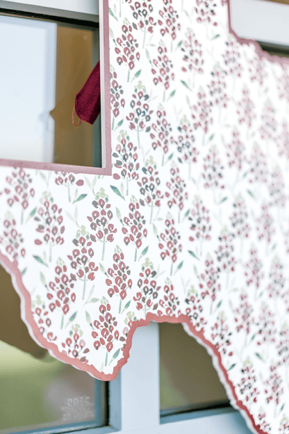Texas Bluebonnets (Maroon) Door Hanger