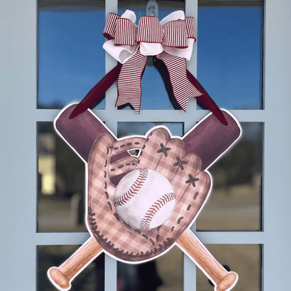 Play Ball (Maroon)- Door Hanger