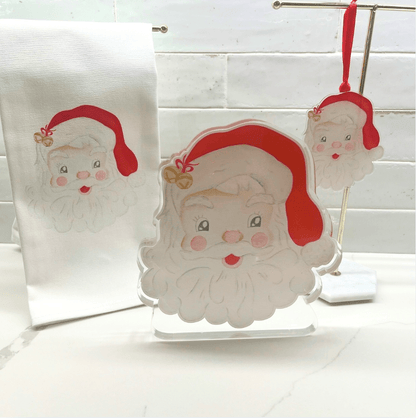 Holly Jolly Santa- Ornament