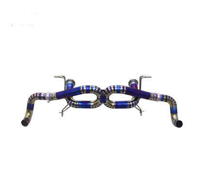 Titanium True F1 Valved Exhaust System for Audi R8 2008–15 Type 42