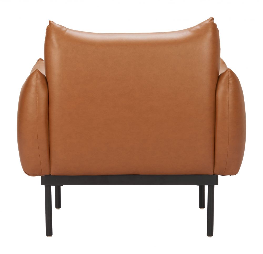 Sekil Faux Leather Club Chair