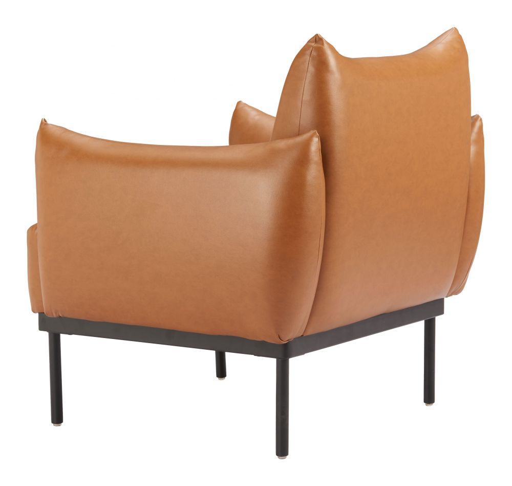 Sekil Faux Leather Club Chair