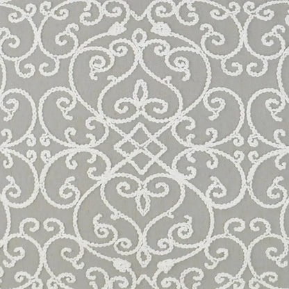 Serafim Stone Grey Throw Pillow With Insert