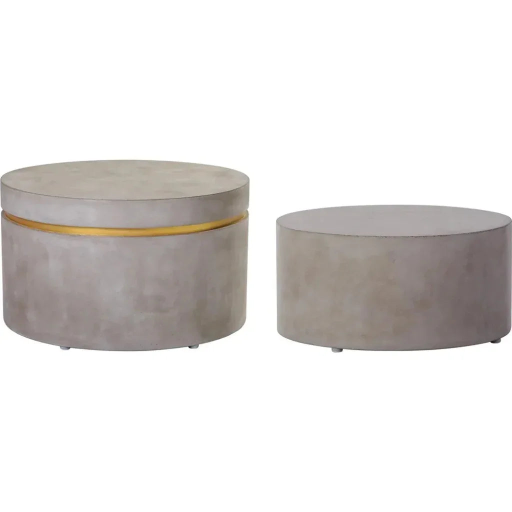 Serendipity Ring Outdoor Accent Table Set - Slate Gray