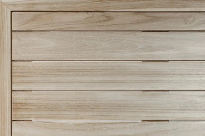 Serenique Sun Bleached Teak Patio Coffee Table
