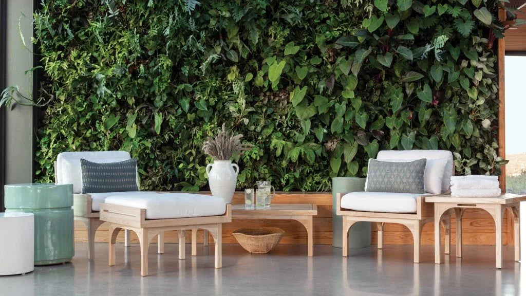 Serenique Sun Bleached Teak Patio Lounge Chair