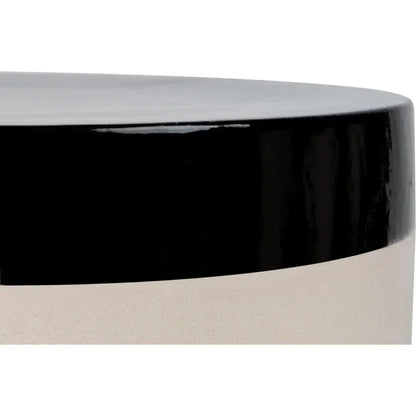 Serenity Grazed Side Table Ceramic Outdoor Accent Table